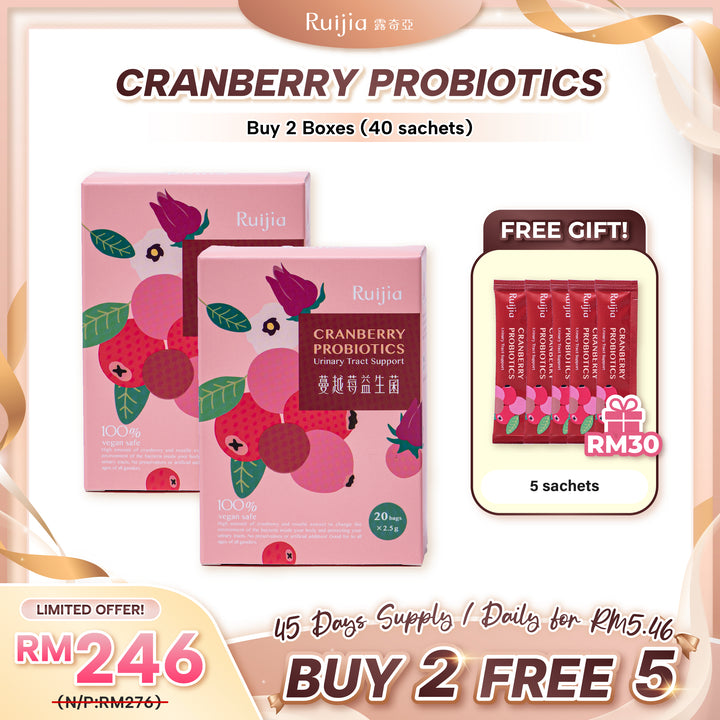 (PROMO) RUIJIA Cranberry Probiotics - Urinary Tract Support