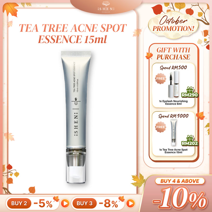 【PROMO】SHEN Tea Tree Acne Spot Essence 15ml 茶树净豆精华 15ml