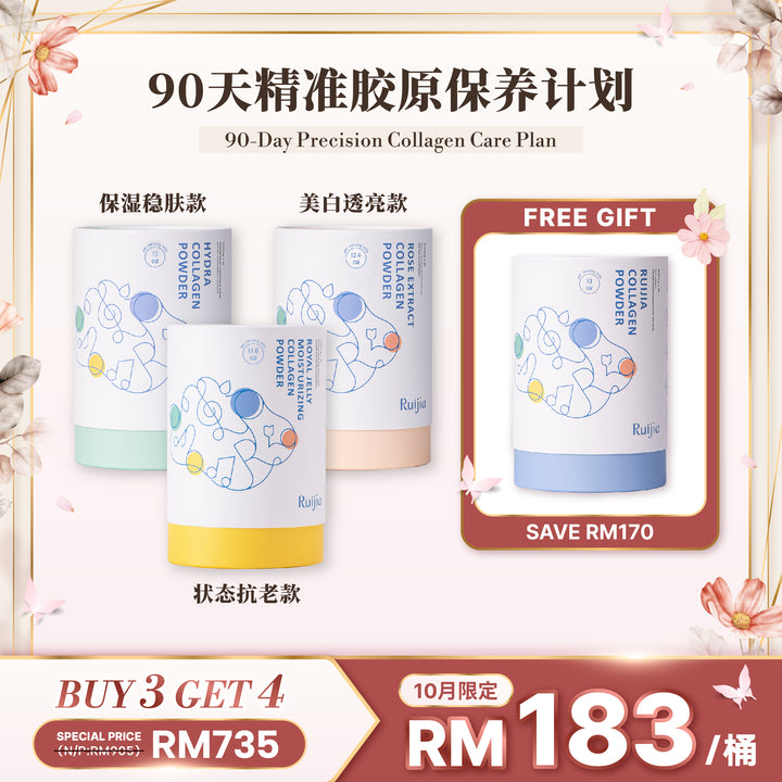 RUIJIA 90天精准胶原保养计划 10月限时优惠