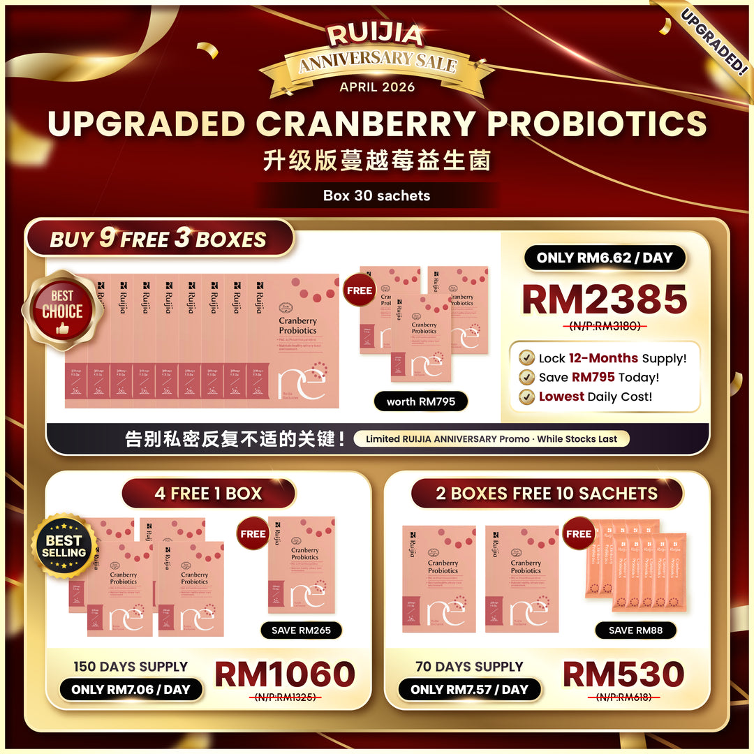 【ANNIVERSARY SALES】RUIJIA Cranberry Probiotics - Urinary Tract Support (Upgraded)