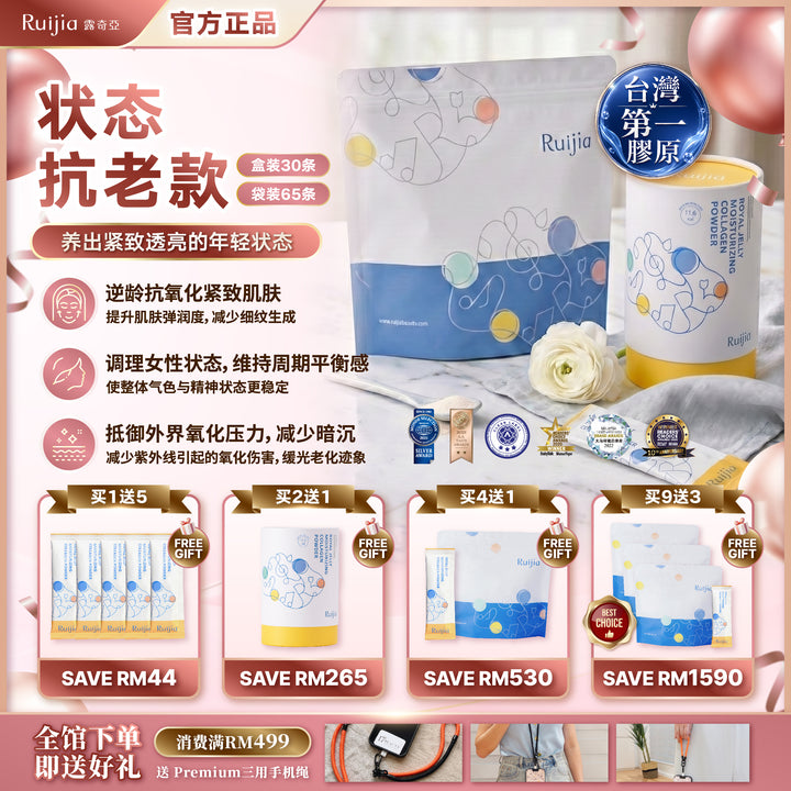 【LIMITED PROMO】RUIJIA All in one Anti-aging Collagen (Yellow)
