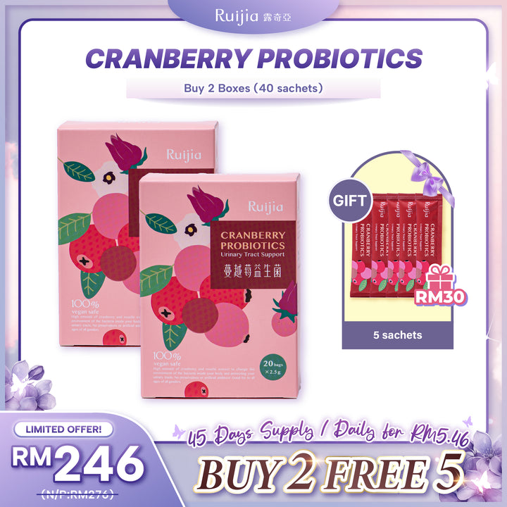 (PROMO) RUIJIA Cranberry Probiotics - Urinary Tract Support