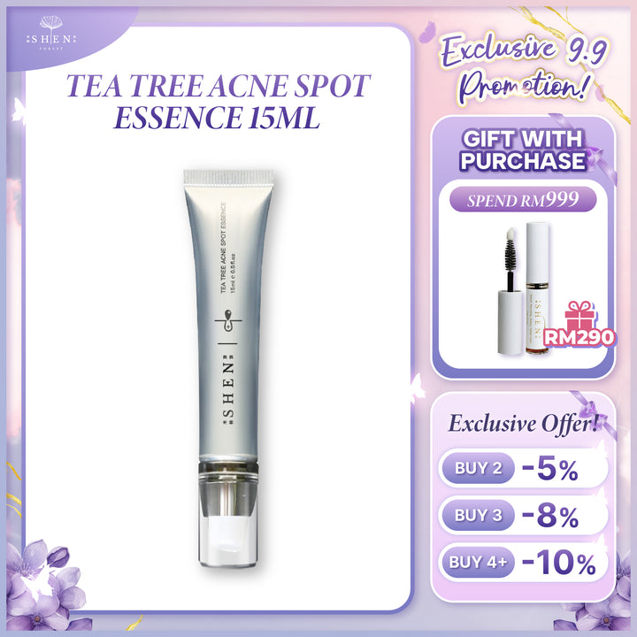 【PROMO】SHEN Tea Tree Acne Spot Essence 15ml 茶树净豆精华 15ml