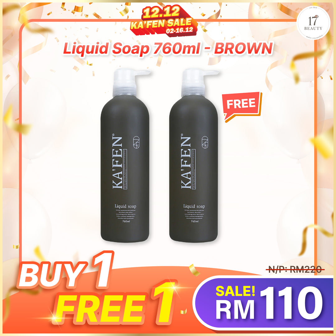 (PROMO) KAFEN Liquid Soap 760ml Buy 1 Free 1 液态沐浴皂 760ml 买一送一