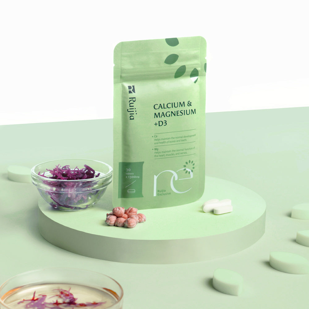 【新品上架】RUIJIA Calcium & Magnesium+D 红藻 (含钙＋镁) 复方锭（30日份）
