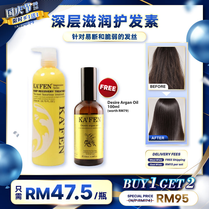 [国庆节活动] KAFEN Impression Series 760ml B1F1 印象洗护系列 760ml 买一送一
