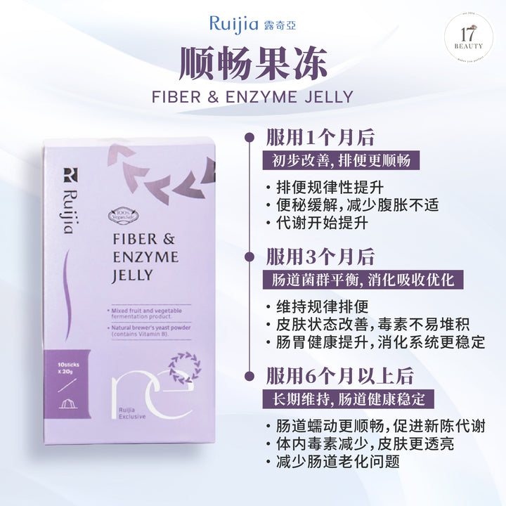 【LIMITED PROMO】RUIJIA Fiber & Enzyme Jelly 顺畅果冻