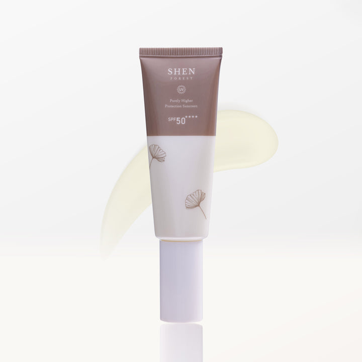 SHEN Sunscreen Series | Purely Higher Protection Sunscreen SPF50 50ml (Non-colored) 防晒系列 | 清净高效防晒乳SPF50 50ml (无色)
